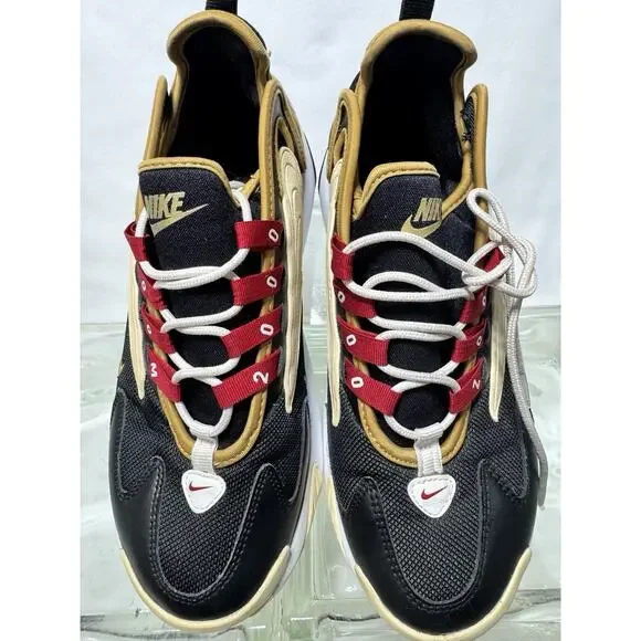 Nike Zoom 2K Icon Clash - Black Metallic Gold Beige Red Men’s Size 8 Women main image 3